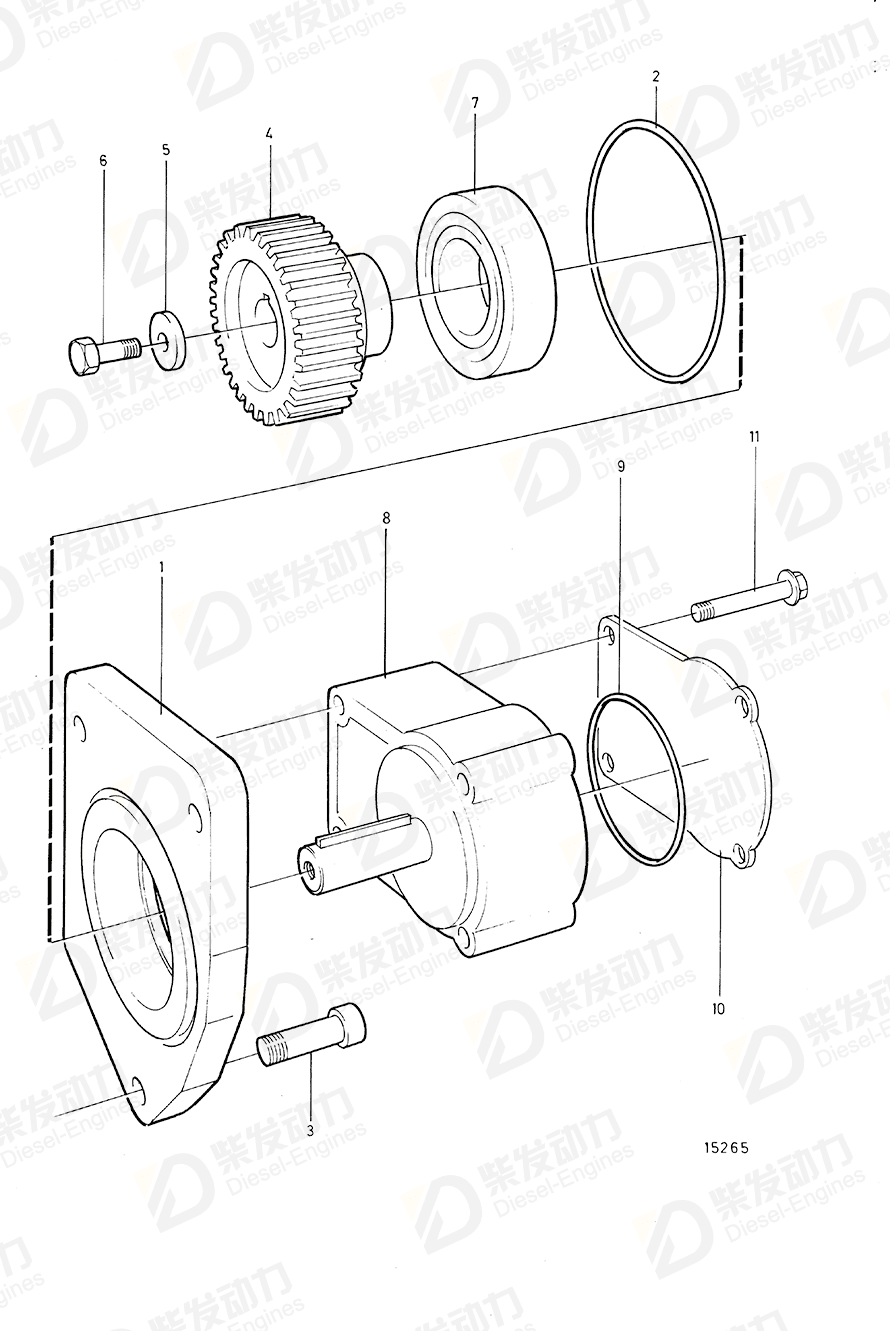 volvo penta Gear 3825095 Drawing volvo penta Gear 3825095 Drawing